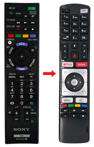 Telecomando ricambio per - telecomando, di