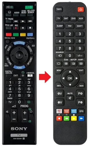 Telecomando adatto per sony - telecomando,